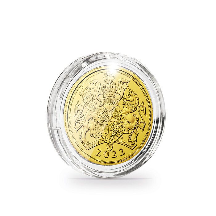 ULTRA Cápsulas pra monedas Pefect Fit para una Full Sovereign (22,05 mm), paquete 10 uds.