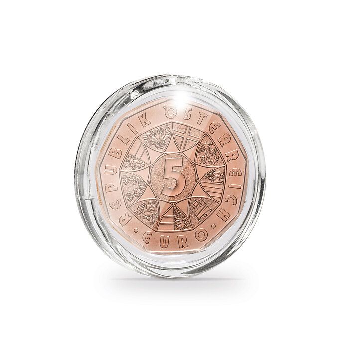 Cápsulas de monedas ULTRA Perfect Fit Austria de 5 Euros (28,50 mm), paquete de 10