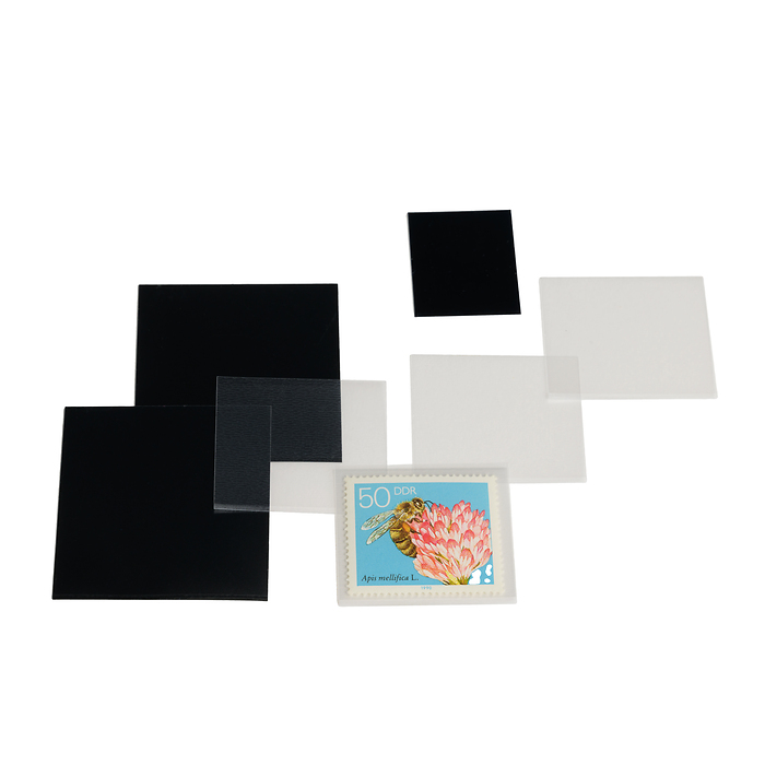 hawid Estuches 47x35 mm, fondo transparente