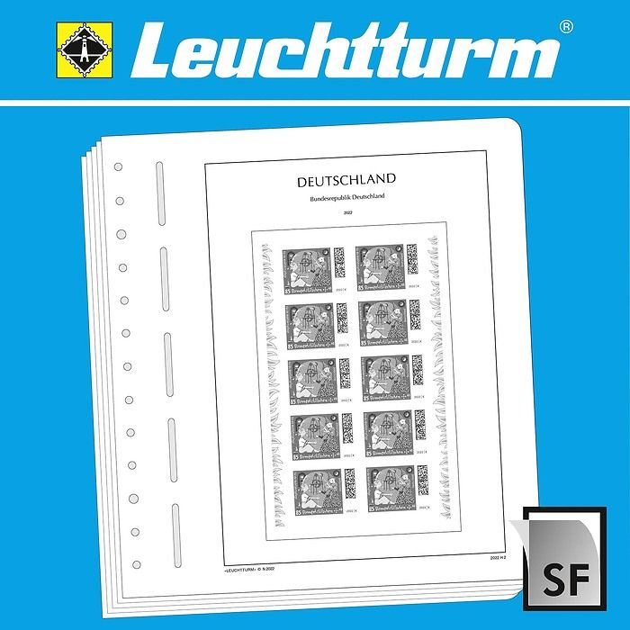 LEUCHTTURM Suplemento-SF Repúbica Federal de Alemania carnets 2022