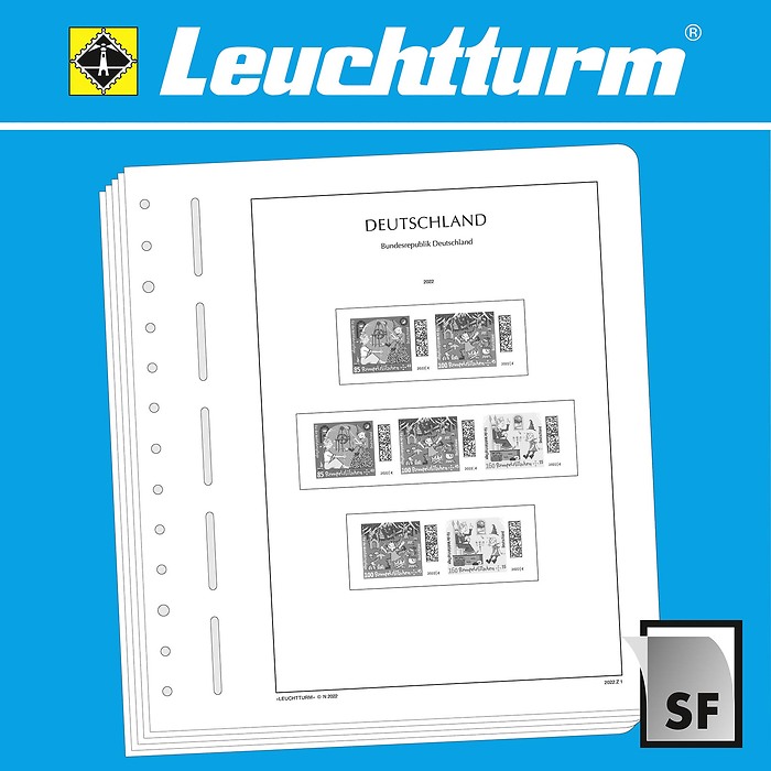 Leuchtturm SF suplemento República Federal de Alemania combinaciones 2022