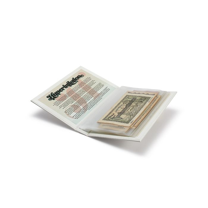 Álbum de bolsillo Banknotes inflacion 20 billetes