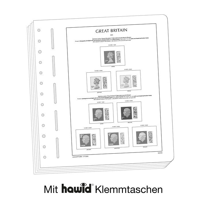 Leuchtturm suplemento-SF Gran  Bretaña series en curso 2022