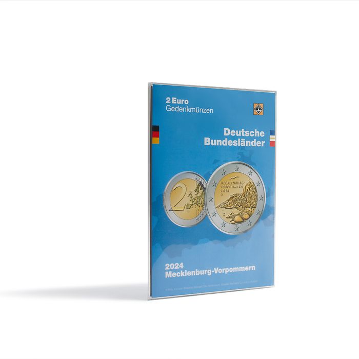 Tarjeta para moneda Conmemorativa alemana de 2 Euros 2024 (Königsstuhl)