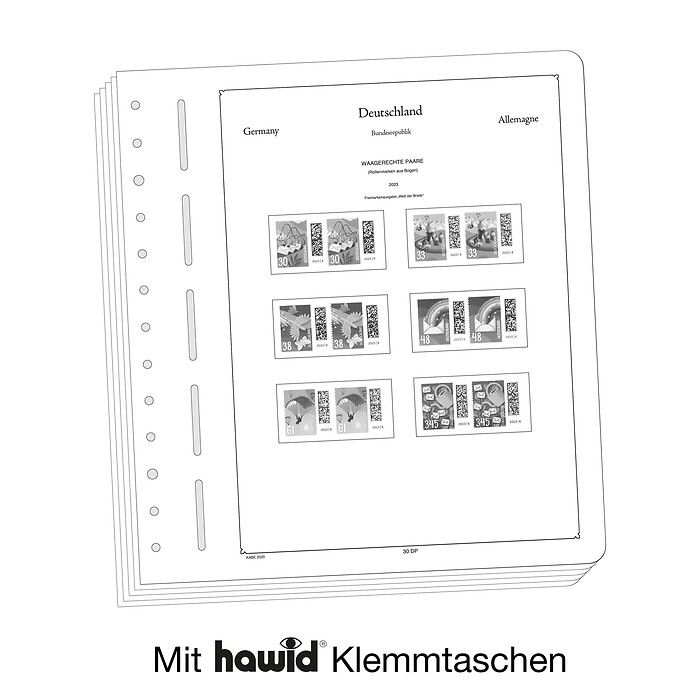 KABE Suplemento-OF República Federal de Alemania-pares horizontales (series en curso) 2023