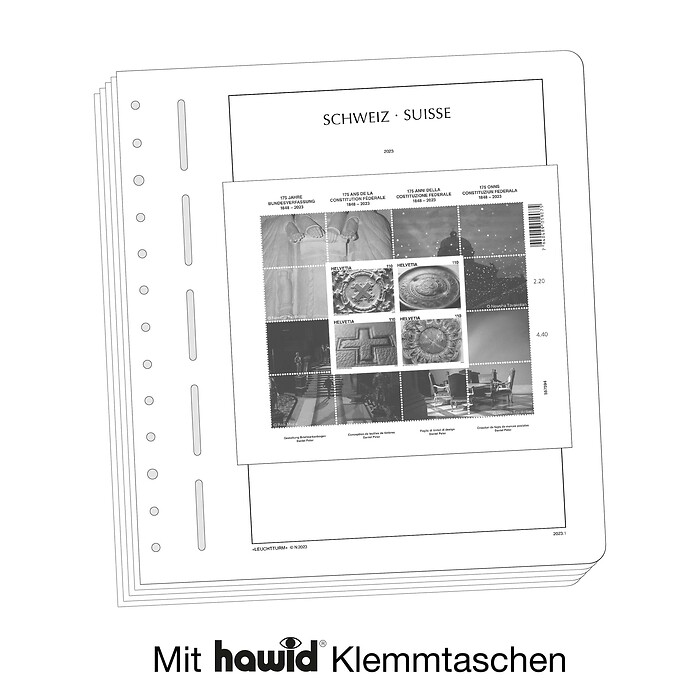 Leuchtturm Suplemento-SF Suiza-minihoja 2023