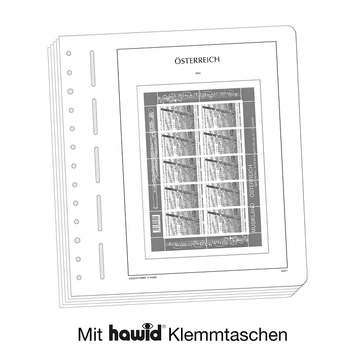 Leuchtturm Suplemento-SF Austria - minihoja 2023