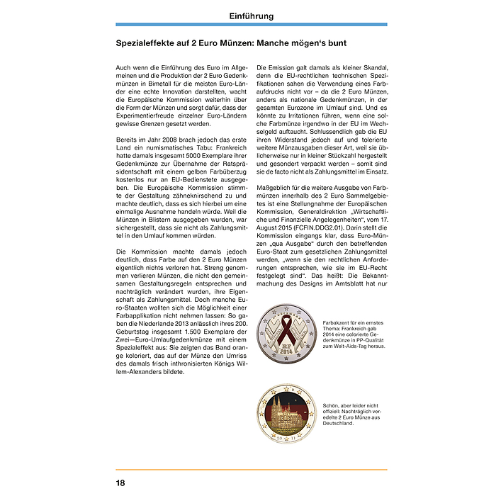 2-euros del catálogo 2025 Alemán