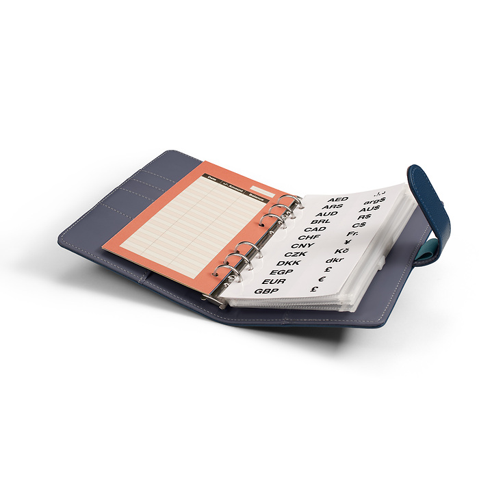 Oslo Midnight - Carpeta de anillas Travel Money incl. 5 fundas