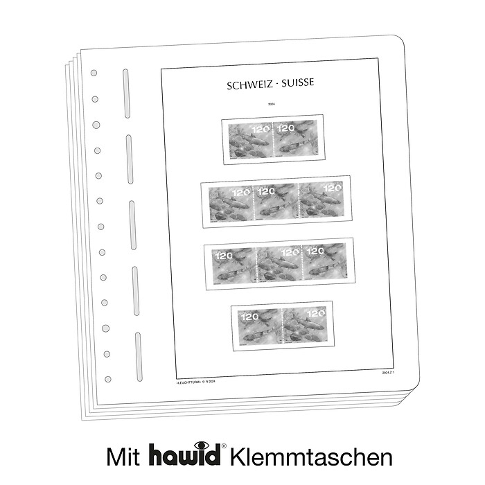 Leuchtturm Suplemento-SF Suiza combinaciones 2024