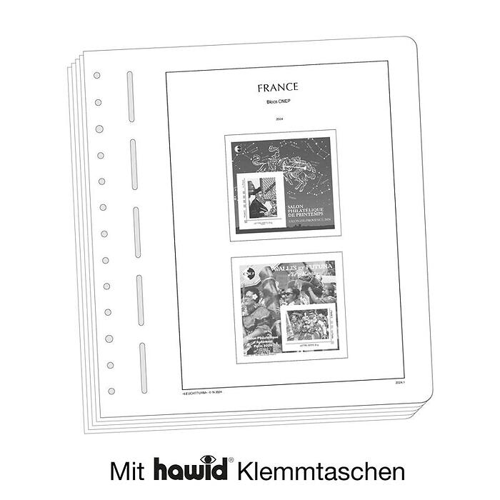 Leuchtturm Suplemento-SF Francia Blocks CNEP 2024