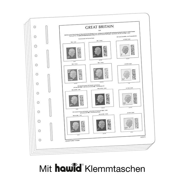 Leuchtturm SF suplemento GranBretaña series en curso y Emis. Region., Partic. 2024
