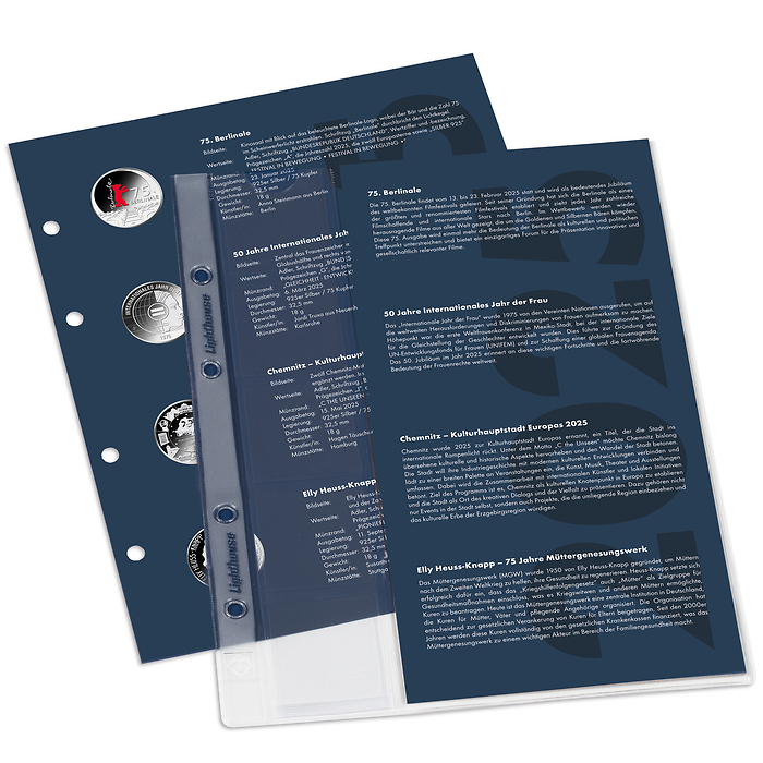 Optima suplemento 2026 para el álbum 'Dt. 20 Euro Gedenkmünzen'