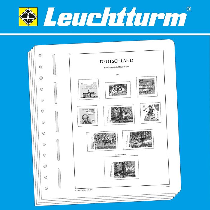 Leuchtturm hojas preimpresaszonas americana y británica