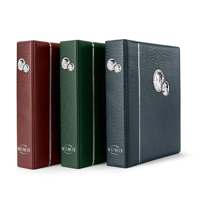 Álbum para monedas Numis, con  cajetín protector, incl. 5 hojas.