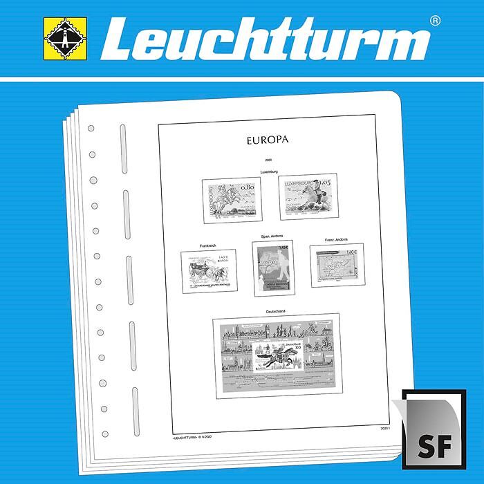 Leuchtturm SF Hojas preimpresas Europa Emisión Conjunta CEPT