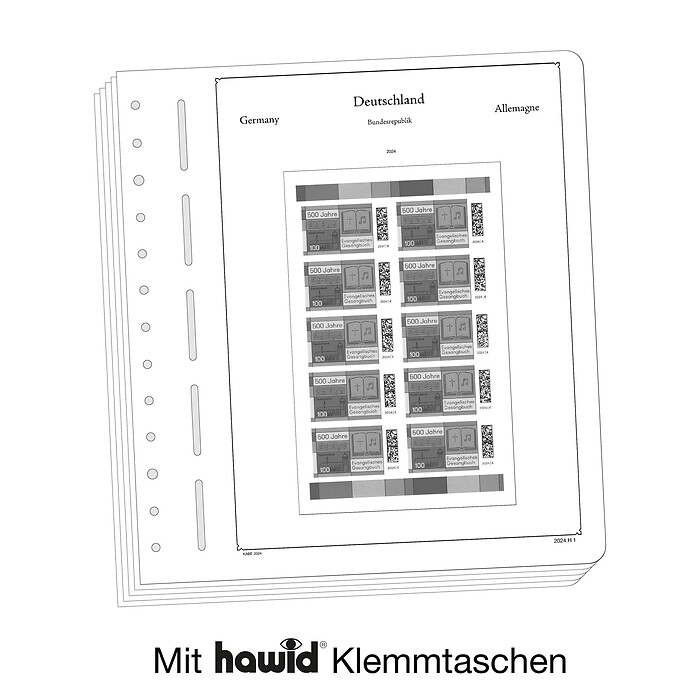KABE OF-Hojas preimpresas República Federal de Alemania carnets