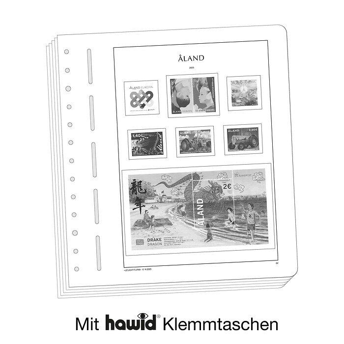 Leuchtturm Hojas preimpresas Åland