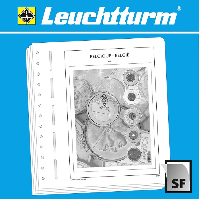 Leuchtturm hojas preimpresas Bélgica