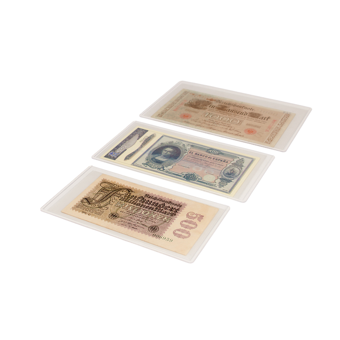 Fundas Basic Plus 185 Toploader para billetes