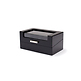 Caja para relojes Tempor, 3 compartimentos, negra
