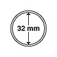 Cápsulas Grips para monedas de 32 mm, paquete de 10