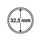 Cápsulas Grips para monedas de 32,5 mm, paquete de 10
