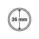 Cápsulas de monedas Grips 26 mm, paquete de 10