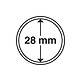 Cápsulas Grips para monedas de 28 mm, paquete de 10
