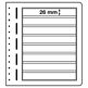 Leuchtturm Hojas en blanco-LB, 8 divisiones, 190x 26 mm