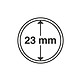 Cápsulas Grips para monedas de 23 mm, paquete de 10