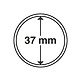 Cápsulas de monedas Grips 37 mm, paquete de 10
