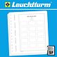 Leuchtturm hojas de álbum neutras para ATMs modelo 'Klüssendorf', Berlín