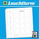 Leuchtturm hojas de Álbum neutras para sellos personalizados Austria (formato vertical)