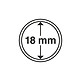 Cápsulas de monedas Grips 18 mm, paquete de 10