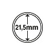 Cápsulas Grips para monedas de 21,5 mm, paquete de 10