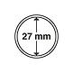 Cápsulas Grips para monedas de 27 mm, paquete de 10