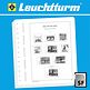 Leuchtturm hojas preimpresas-SF Francia Sellos autoadhesivos paa clients comec. 2009-2025
