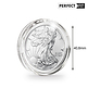 Ultra Cápsulas Perfect Fit para 1 oz. American Eagle Plata (40,6 mm), paquete de 10