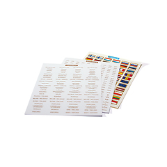 Etiquetas Set para monedas de   Euro